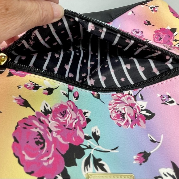 Betsey Johnson Pastel Floral Backpack - Picture 6 of 15